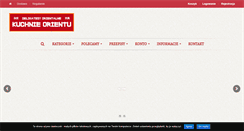 Desktop Screenshot of kuchnieorientu.pl